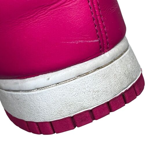 Nike Dunk High Sneakers Women's 9 Pink Prime White Shoes DD1869-110 Lace Up - Picture 9 of 9